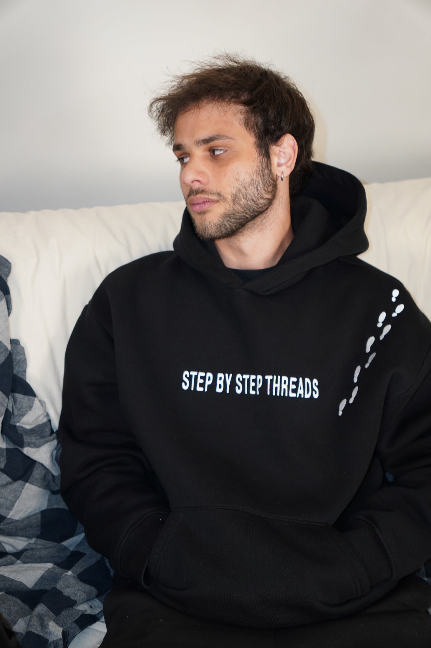 SBST Hoodie – 340g | Black & White Edition