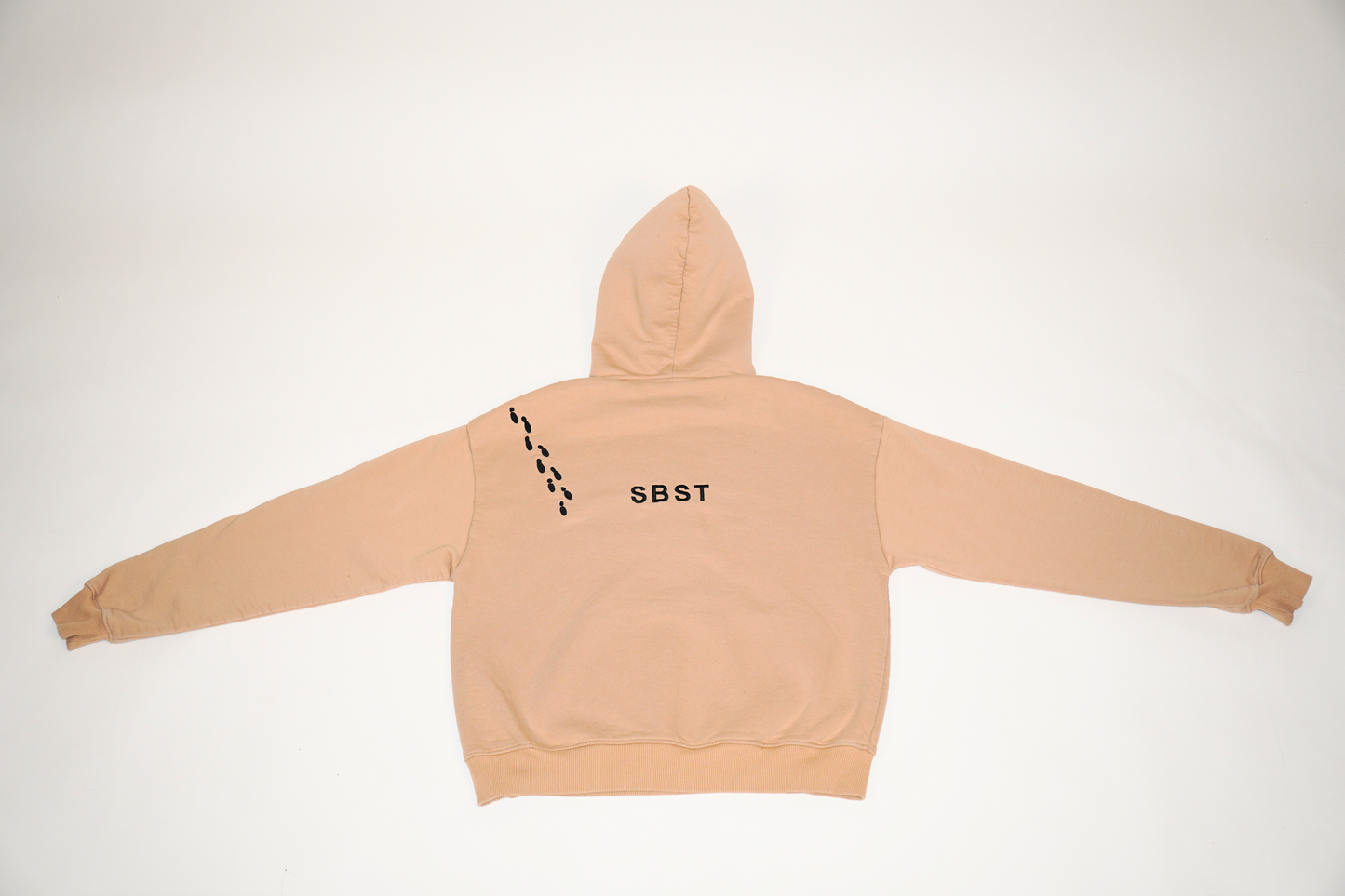 SBST Hoodie – 340g | Cream & Black Edition