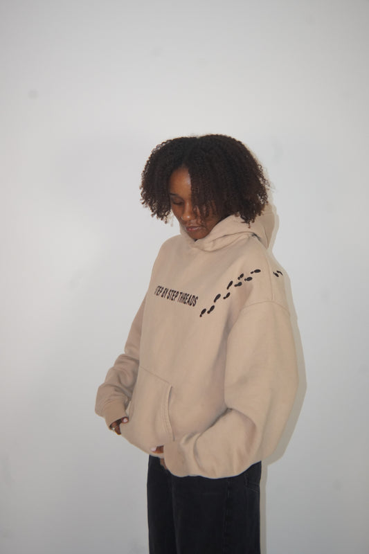 SBST Hoodie – 340g | Cream & Black Edition